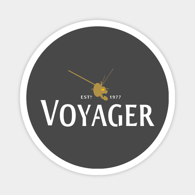 Voyager Stout Magnet by Geeky Science Nerd